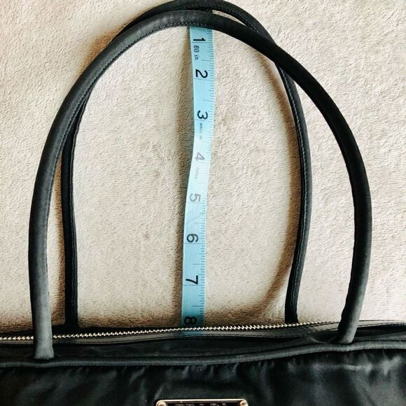 Vintage Prada Tessuto Black Nylon Front Zipper Pocket Mini Boston Bag - Picture 15 of 16